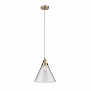 Cone - 1 Light Mini Pendant In Industrial Style-14.75 Inches Tall and 12 Inches Wide - 1 of 1