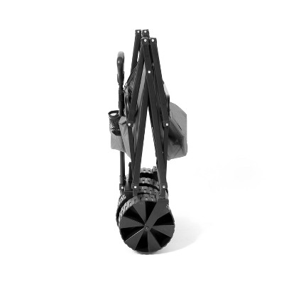 Gray Heavy Duty Steel Frame Collapsible Utility Wagon