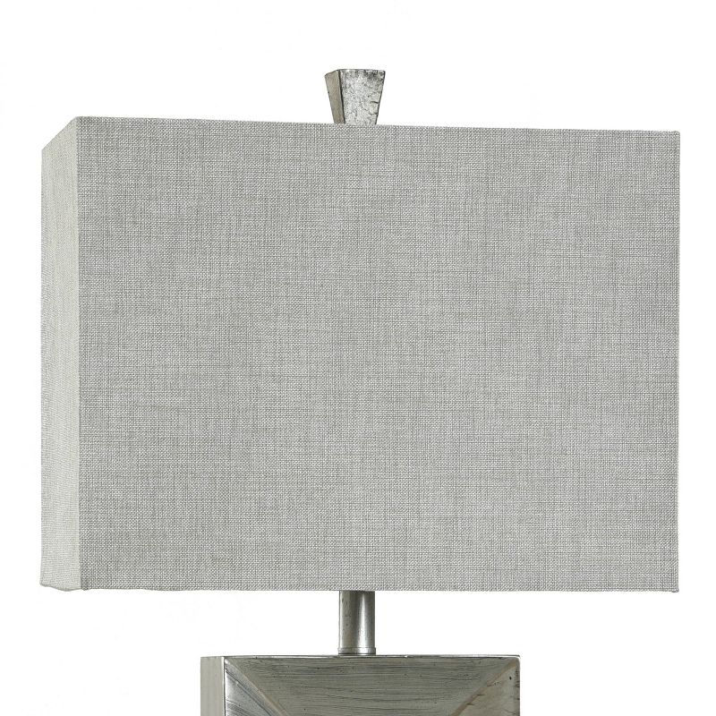 Contemporary Table Lamp Palladium Silver Finish - StyleCraft, 5 of 9