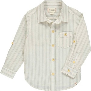 Gender Neutral Boy's Merchant Button Down Shirt - ME & HENRY - 1 of 3