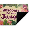 Stupell Industries Welcome To Our Jungle Printed Outdoor Door Mat, design by Darlene Seale, 18"x30" - 2 of 4