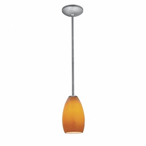 Access Lighting Champagne 1 - Light Pendant in  Brushed Steel - image 1 of 1