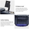 PU Leather 270° Power Swivel Recliner with USB Charging, Hidden Arm Storage, Cup Holders, 360¡ã Swivel Tray Table, Phone Holder and LED Light Strip - 3 of 4