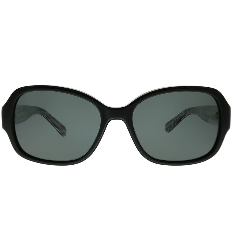 Kate Spade Akira/P 9KQ RA Womens Square Polarized Sunglasses Black on Print 54mm, 2 of 4