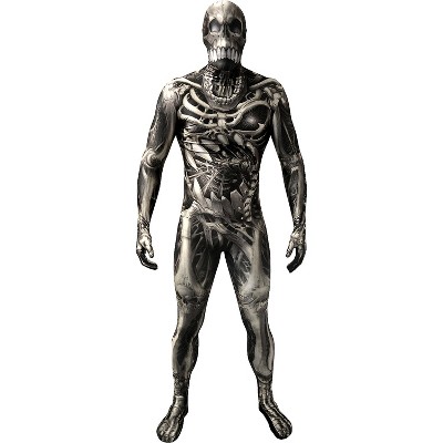 Halloween Express Adult Morph Skull N Bones Costume Shirt