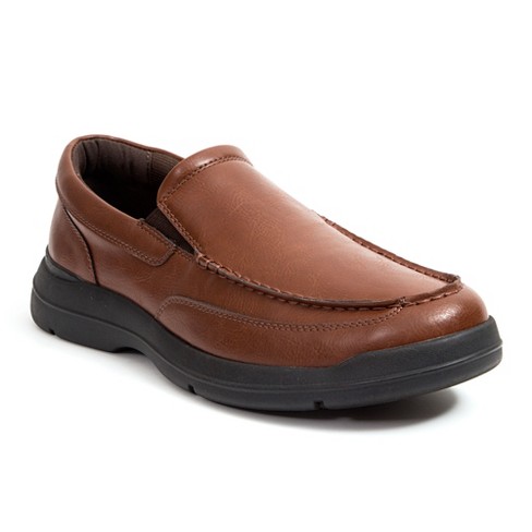Deer Stags Spartan Mens S.u.p.r.o. Sock Dress Loafer Dark Brown 8 Wide Target