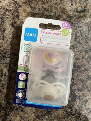 MAM Perfect Day & Night Dental Soother 0-6, Pack of 4 with 4 Steril.bo –  BABACLICK