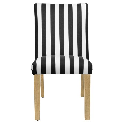 Parsons Dining Chair Canopy Stripe Black White Threshold Target