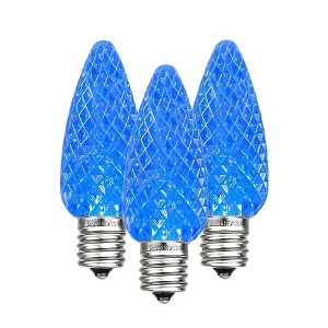 Novelty Lights C9 LED Faceted Christmas Replacement Bulbs Dimmable - 1 of 4