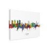 Trademark Fine Art Michael Tompsett 'Lahore Pakistan Skyline Named' Canvas Art - 2 of 4