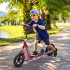 HOMCOM Kick Scooter for Kids 5-12 Years Old, Big Wheel Kids Scooter with Adjustable Height Handlebar, Non-slip Footplate, Rear Brake - 3 of 4