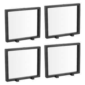 Unique Bargains ABS frames and TPU film 3D Jewelry Box with Base 4 Pcs - 1 of 4