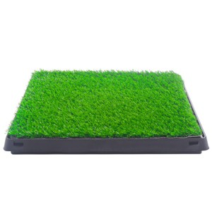 FURNIinspire Pet Crates and Houses,  Indoor and Outdoor Pet Loo with Grass, Toilet Substitute, Suitable Size for Many Dogs, Green, 24.81"*20.08"*2.36" - 1 of 4