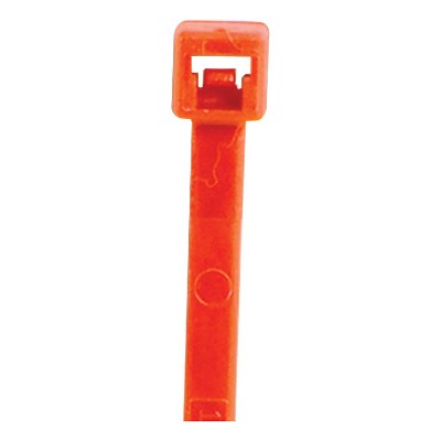 Box Partners Colored Cable Ties 40# 5 1/2" Fluorescent Red 1000/Case CT433K