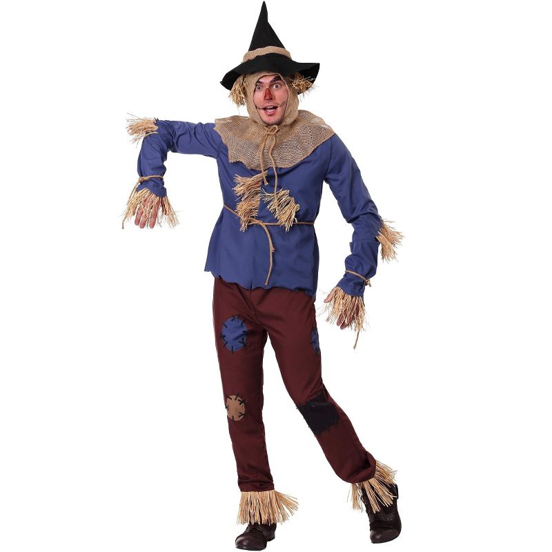 HalloweenCostumes.com Patchwork Scarecrow Costume for Adults, 1 of 4