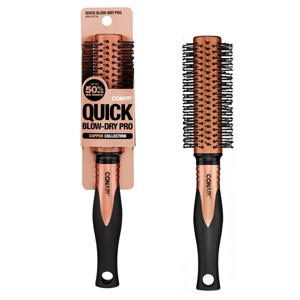 Conair Copper Pro Nylon Bristle Round Hair Brush - Small Barrel - All Hair - 1 of 4