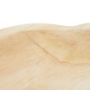 Okuna Outpost Handmade Paulownia Wooden Dough Bowls for Decor with Cross-Shaped Design, 12 x 16 In - 4 of 4