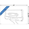 Trends International LINE AND BRUSH - Continuous Line Cassette Unframed Wall Poster Prints - 3 of 4