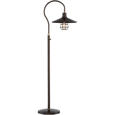 metal cage floor lamp