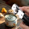 Unique Bargains Can Opener Handheld Can Opener & Bottle Opener PP Iron Silver Tone Black 1 Pc - 2 of 4