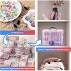 56-Piece Bead Organizer with 3-Tier Stackable Case, Small Plastic Containers for Jewelry, Crafts and Toy Storage - 3 of 4