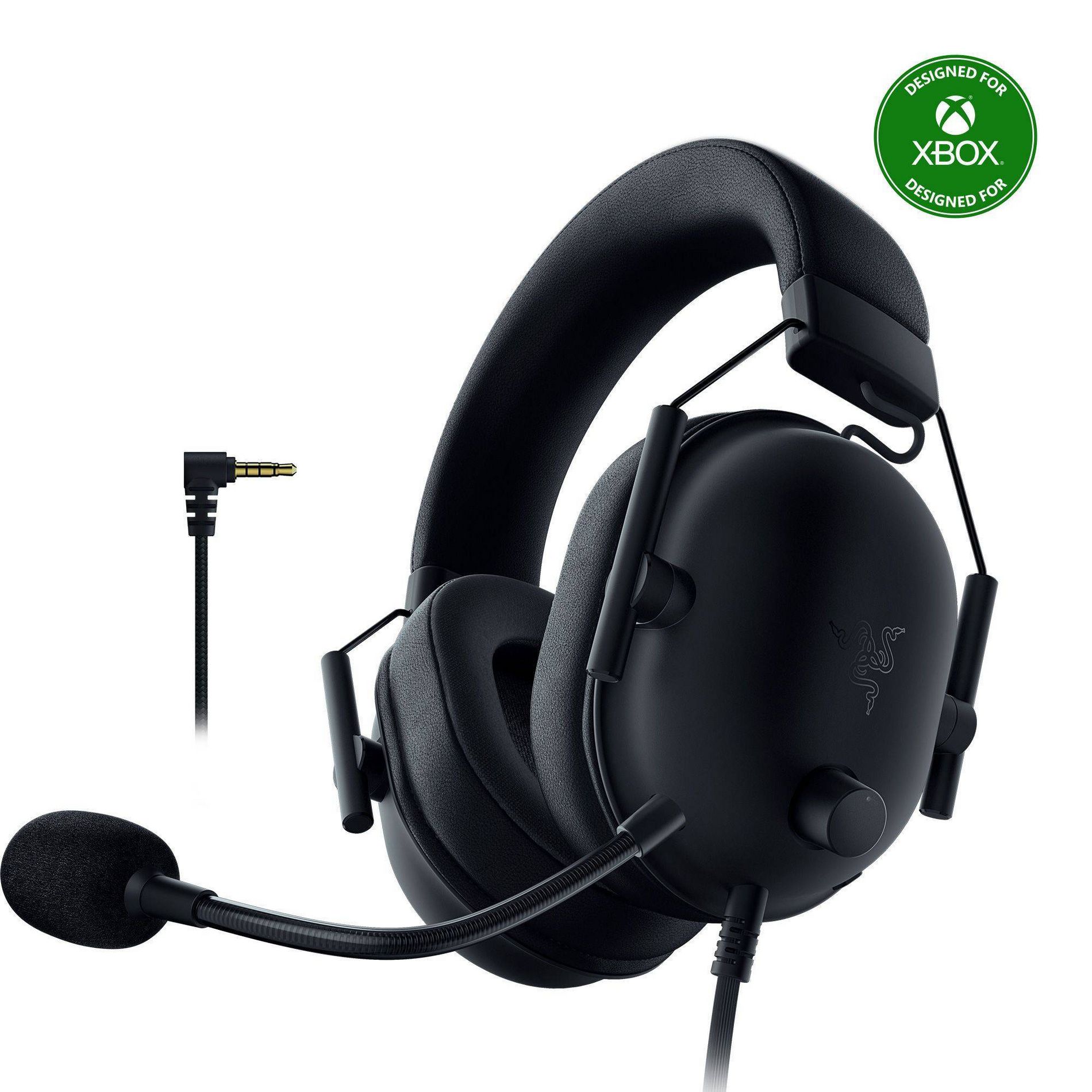 Razer BlackShark v2 X Wired Headset for Xbox - Black: 3.5mm Jack Compatibility with PlayStation 4 & Personal Computer