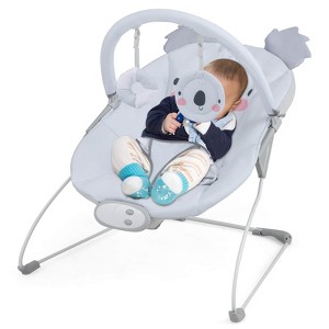 Safstar Portable Baby Bouncer Vibration Infant Rocker Seat with Detachable Toy Bar - 1 of 4
