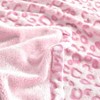 Pink Leopard Throw Blanket, Fleece, Lightweight Cozy Warm Plush Microfiber for Couch, Sofa, Bed 50x60 Inches - 4 of 4