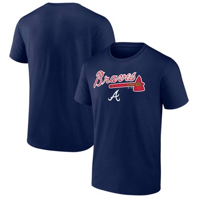 Mlb Atlanta Braves Women's Short Sleeve V-neck Core T-shirt - M : Target