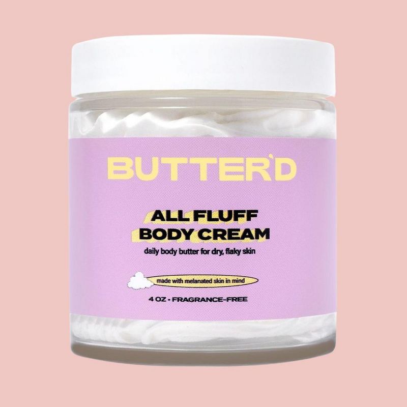 Butter'd All Fluff Fragrance-Free Body Cream -4 fl oz., 1 of 5