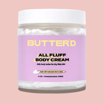 Butter'd All Fluff Fragrance-Free Body Cream -4 fl oz.