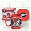 Uncanny Brands Georgia Bulldogs Hairy Dawg 12oz Mug Warmer Set - 3 of 4