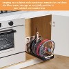 LunaLulinlk Pots and Pans Organizer for under Cabinet, Pull out Pan Organizers inside Cabinet for Kitchen Cabinet Organizers and Storage - 2 of 4