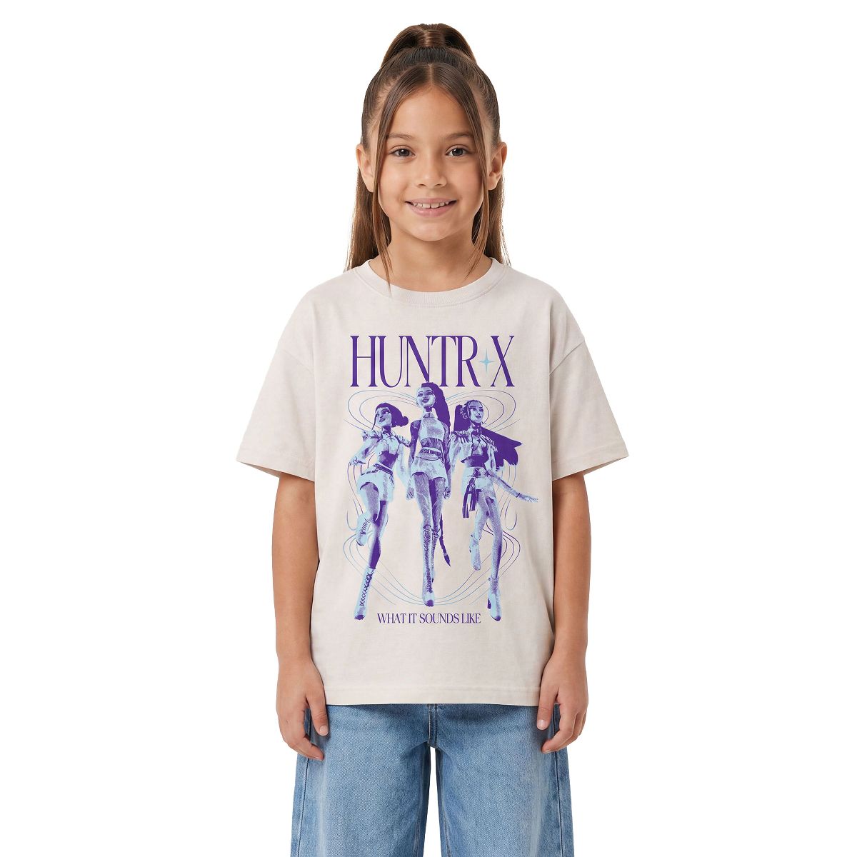 Girls KPop Demon Hunters What It Sounds Like and Hunter's Mantra T Shirt