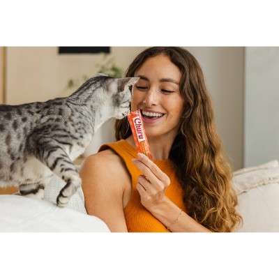 Inaba Churu Halloween Tuna Flavor Lickable Cat Treats - 4oz/8ct