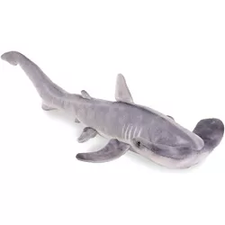 Underwraps Real Planet Great White Shark Blue 51 5 Inch Realistic Soft Plush Target