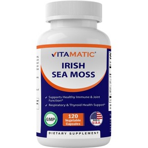 Irish Sea Moss - 60 Vegetable Capsules - 1 of 4