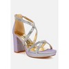 Infatuated Rhinestones Embellished Strappy Sandals Women - 2 of 4