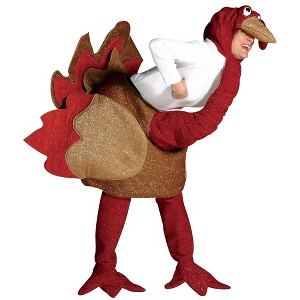 Imposta Costumes Adult Turkey Costume Bodysuit Brown One Size - 1 of 1