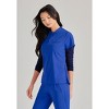 Barco Unify Women's Mission Single Pocket Collar Tuck In Scrub Top - 3 of 4