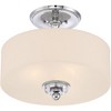 Quoizel Lighting Downtown 3 - Light Semi-Flush Mount in  Polished Chrome - 4 of 4