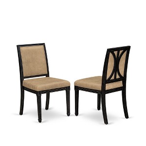East West Furniture,Parson Dining Room Chairs Set of 2 - 1 of 4