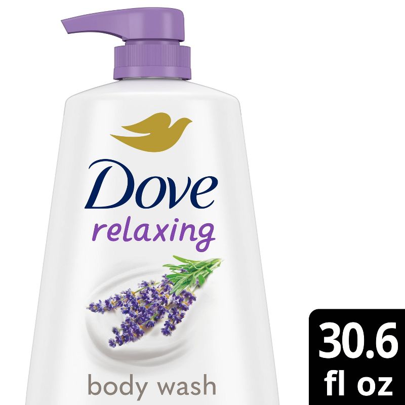 Dove Beauty Relaxing Body Wash Pump - Lavender &#38; Chamomile - 30.6 fl oz, 1 of 10
