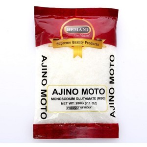 HEMANI Aji no Moto - Ajinomoto 200g (7.1 oz) - Monosodium Glutamate (MSG) - Glutamate Monosodique - Umami Seasoning - 1 of 2