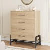 Garvee 4-Drawer Tall Dresser for Bedroom 38.6 Tall Engineered Wood Storage Chest with Waterproof Desktop and Anti-Tip Safety - 4 of 4