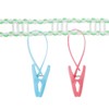Unique Bargains Plastic Portable Windproof Non-Slip Clothes Drying Rope with Clips 1 Pc - 4 of 4