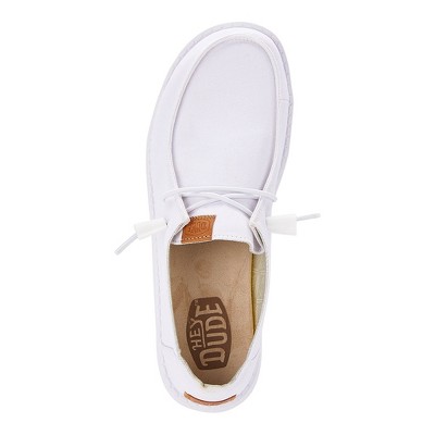 Обувь HEYDUDE Women Wendy Stretch Canvas , White, 8 — фото 8