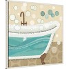 Amanti Art Bathroom Bubbles II by Veronique Charron Framed Wall Art Print - 2 of 4