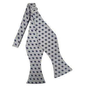 Men's Geometric Printed Design 2.75" x 4.75" Adjustable 16" - 21" Self-Tie Bow Tie - 1 of 4