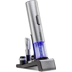 Ivation 6-Piece Electric Wine Opener Set, Deluxe Wine Opener Gift Set - 1 of 4